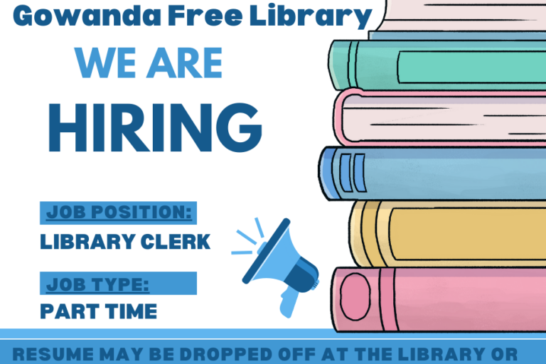 Library Clerk Position Opening