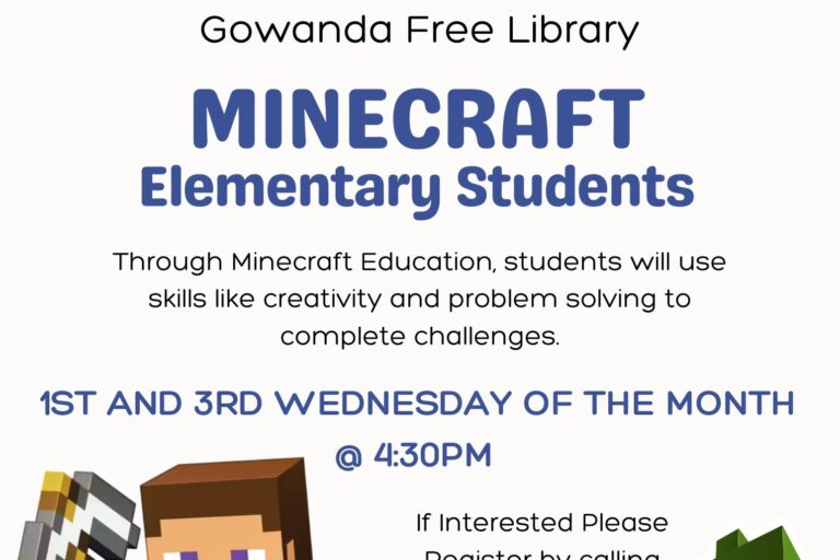 Minecraft- Elementary School Students