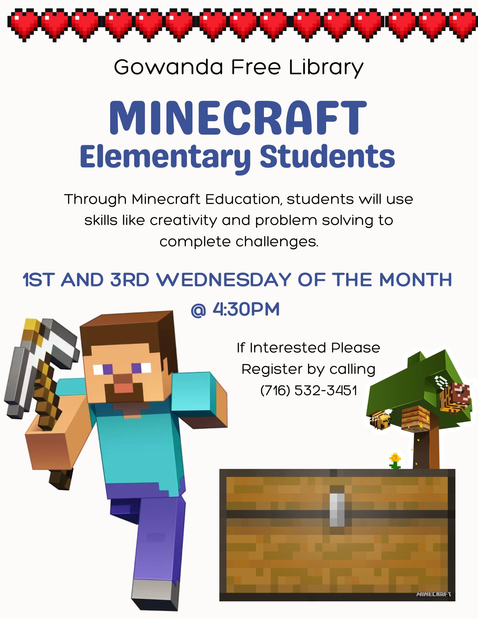 Minecraft- Elementary School Students