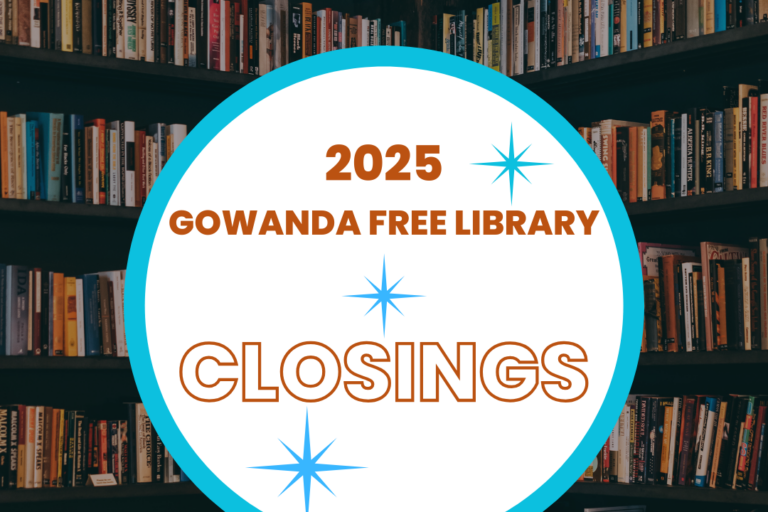 2025 Library Closings