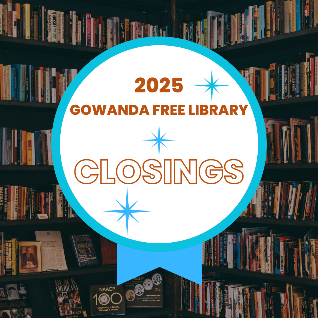 2025 Library Closings