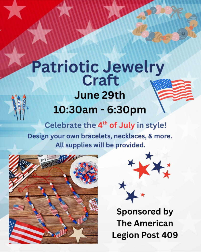 Patriotic Jewelry Making Craft