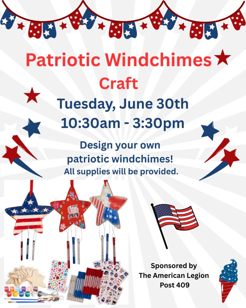 Patriotic Windchimes Craft