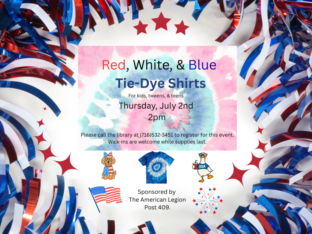 Red, White, & Blue Tie-Dye Shirts